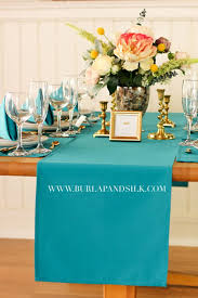 Teal Table Runners Teal Table Runner For Weddings And Events Teal Table Table Runners Wedding Wedding Table Linens
