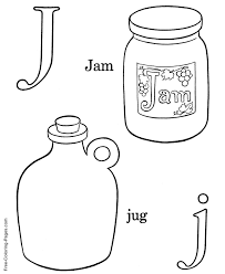 Right now, you can print it out and color with your kids. Alphabet Coloring Sheets J Is For Jam