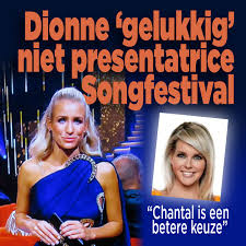 Omdat nederland de laatste editie van het eurovisie songfestival won, vindt in 2020 het muziekspektakel plaats in de nederlandse stad. Dionne Stax Gelukkig Niet Presentatrice Songfestival 2020 Ditjes Datjes