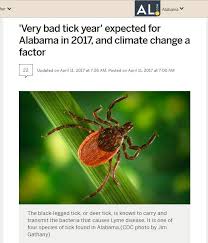 Al Com Thinks Global Warming Is Increasing Ticks In