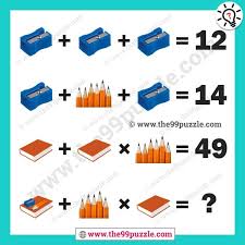 Reviewed in the united states on july 21, 2018. Cutter Pencil Book Picture Math Puzzles With Answer The 99 Puzzle