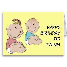 We have hundreds of high quality cards including elegant handmade cards and unique a la mode cards. Happy Birthday To Twins Card Zazzle Com In 2021 Birthday Wishes For Twins Happy Birthday Brother Wishes Birthday Cards For Twins