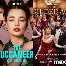 So come Monday I'm going to need a replacement!!!! Has anyone watched  buccaneers? Does it compare? Iv watched downton, Bridgeton… another  suggestions? Mr selfridge? Belgravia?