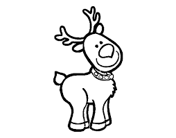 Dibujos Navideños Para Colorear Reno