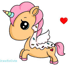 Unicornio Dessin Kawaii Dessins Mignons Kawaii Licorne