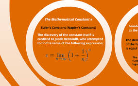 The Mathematical Constant e by cameron burwell