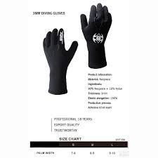 Amazon Com Mcjl Diving Gloves 3mm Neoprene Wetsuit Gloves