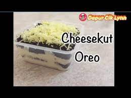 Pelbagai variasi cheesekut boleh didapati seperti oreo cheesekut. Resepi Cheesekut Oreo Mudah Youtube