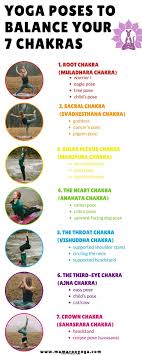 Yoga Poses To Balance Your 7 Chakras Each Of The 7 Chakras In Our Body Are Different Energy Centers That Are Responsible For Dif Chakra Yoga Yoga Poses Chakra