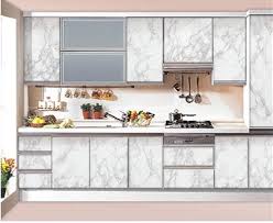 marble wallpaper for kitchen cabinets
