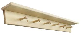It gives a light and airy feel to a minimally designed space. Amazon Com 36 Peg Rack With Shelf Unfinished Handmade