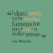 Cory Monteith S Quote About Famous I Don T Need To Be