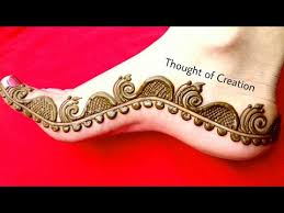 New Mehndi Design For Legs 2018 Foot Mehndi Design 2018 Youtube