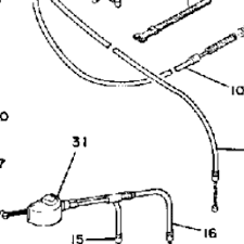 Yamaha inboard marine engines are made from robust materials to offer you durability and long lifespans of excellent service. 1980 Yamaha Qt50 Handlebar Cable Cyclepartsnation Yamaha Parts Nation
