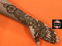 Navratri Special Arabic Henna Design For Front Hand 60 Zara Mehendi Art Youtube In 2020 Round Mehndi Design Arabic Henna Designs Henna Designs