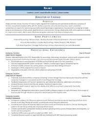 Director Of Finance Resume Example Template For 2021 Zipjob