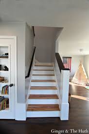 Diy Staircase Remodel Diy Staircase Staircase Remodel Light Wood Floors