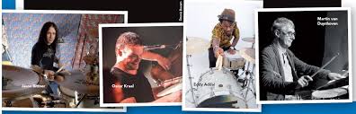 In de jaren tachtig en negentig draaide oscar kraal zo ongeveer alle platen die tommy aldridge had ingespeeld volledig grijs. Drumdriedaagse Met Jason Bittner Mario Goossens Oscar Kraal Eddy Addai En Vele Anderen Musicmaker Nl