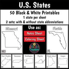 Just as important, coloring also can help parents keep tabs on their child's psychological state of mind. 50 States Coloring Pages Worksheets Teaching Resources Tpt