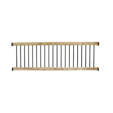 Choose trex post sleeves, caps and skirts (steps 1 & 2) and pair with a select rail & baluster kit (step 3). Pressure Treated 8 Ft Deck Railing Kit Yard Home