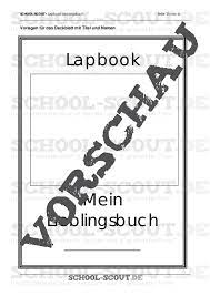 Darum würden mich methodische hinweise sehr interessieren. Lapbook Uber Ein Lieblingsbuch Fur Die Klassen 2 4