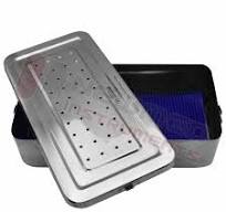 Caja de Esterilización de Acero Inoxidable para Instrumental Quirúrgico
