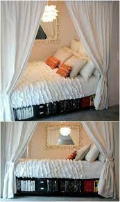 Read on the full tutorial on pretty life girls to learn the details on how to make your own. 20 Space Saving Ideas And Organizing Projects To Maximize Your Small Bedroom Diy Crafts