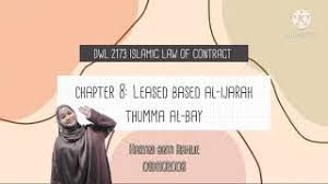 Sharia is a body of islamic laws that not only governs the way of life for muslims all over the world but also dictates how financial transactions should be carried out. Dwl 2173 Leased Based Al Ijarah Thumma Al Bai Aitab Youtube
