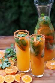 Tangerine Or Mandarin Mojito Cocktail Drinks Summer Drinks Fun Drinks