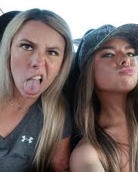 Dierks, Dominoes and friends at Hailey Welch Hawk Tuah Girls house with her  granny