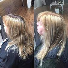 A Fast And Fabulous Root Touch Up At Madison Reed Color Bar Featuring Term At Home Hair Color Hair Color Before And After Madison Reed Blonde Before And After