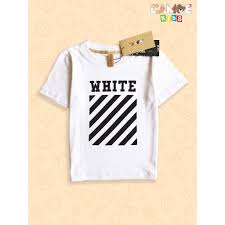 2 bahan katun, wedges , hayget , denim kombinasi sifon dll (bahan nyaman. Baju Off White T Shirt Kids Price Promotion Jun 2021 Biggo Malaysia