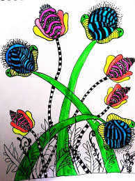 Hope all of you like it. Zentangle Flower Drawing By Kallai Vani Ramani