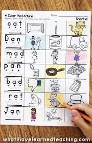 Short A Phonics Worksheets Short A Cvc Words Phonics Kindergarten Kindergarten Word Work Centers Phonics Activities