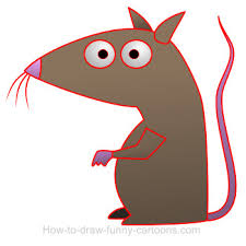Rat fink chopper collection set. Drawing A Rat Cartoon