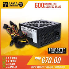 We would like to show you a description here but the site won't allow us. True Rated Psu 600watts Black Assorted Brands Shopee Philippines