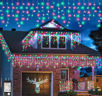 Icicle Lights for Outside, 33FT 400 LED Christmas Lights ...
