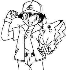 Ash And Pikachu Coloring Pages From The Thousands Of Pictures Online With Regards To Ash An Pikachu Coloring Page Pokemon Coloring Pages Super Coloring Pages