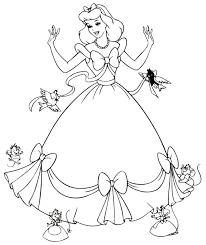 Click here to see our color by number versions of disney princess coloring pages. Free Printable Cinderella Coloring Pages For Kids