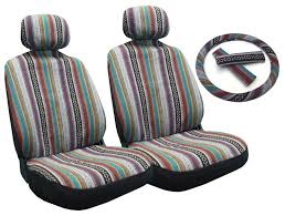 Saddle Blanket Front Seat Steering Wheel Covers Baja Inca Tribal Honda Element Seat Covers Jeep Seat Covers Honda Element