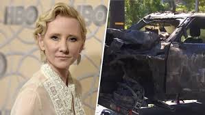Anne Heche hospitalized after fiery car crash