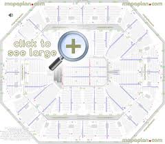 Oracle Arena Seat Row Numbers Detailed Seating Chart