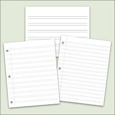 You can make your own lined paper template for different purposes. Double Line Paper
