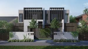 Contemporary Townhouse 3d Render Di 2020