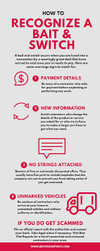 Tips For Recognizing A Bait And Switch Infographic Best Pick Reports Bait And Switch How To Attract Customers Failure To Thrive