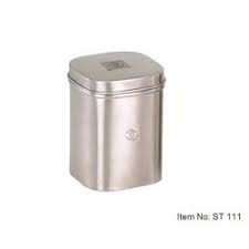 Set includes canisters of various sizes. Custom Food Storage Container Stainless Steel Canister Square Id 4787884912