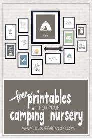 Shop.alwaysreview.com has been visited by 1m+ users in the past month Camping Free Printables Chickadee Art And Company Camping Nursery Camping Theme Room Camping Room