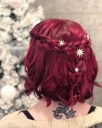 To help you out, here are the basic steps which will help you braid your short hair better. Red Bob With Braids Amazing Braids For Short Hair Short Wedding Hair Braids For Short Hair Hair Styles