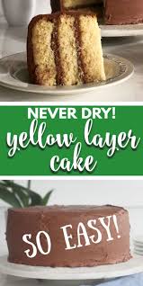 Best Yellow Cake Yellow Cake Recipe Cake Recipes Moist Yellow Cakes