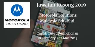 Motorola solutions malaysia, bayan lepas. Pin On Iklan Jawatan Kosong